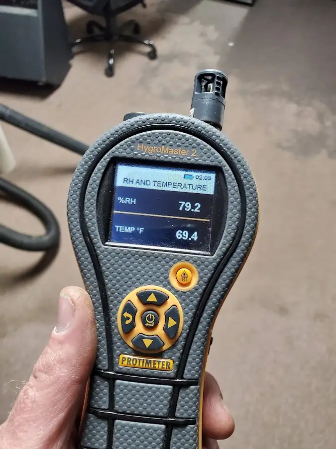Moisture meter humidity assessment for Fire & Smoke Damage Restoration in Ardmore